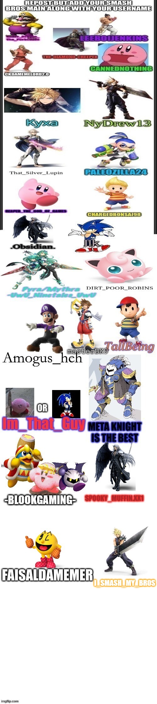 i_smash_my_bros | I_SMASH_MY_BROS | image tagged in repost,smash ultimate | made w/ Imgflip meme maker