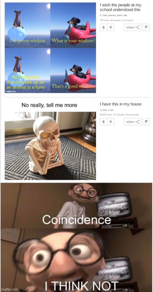 Random Title | image tagged in coincidence i think not | made w/ Imgflip meme maker