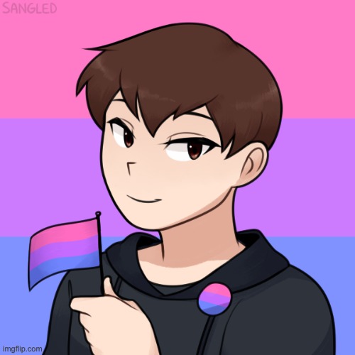 hi, i made dis in picrew | image tagged in bisexual,me | made w/ Imgflip meme maker