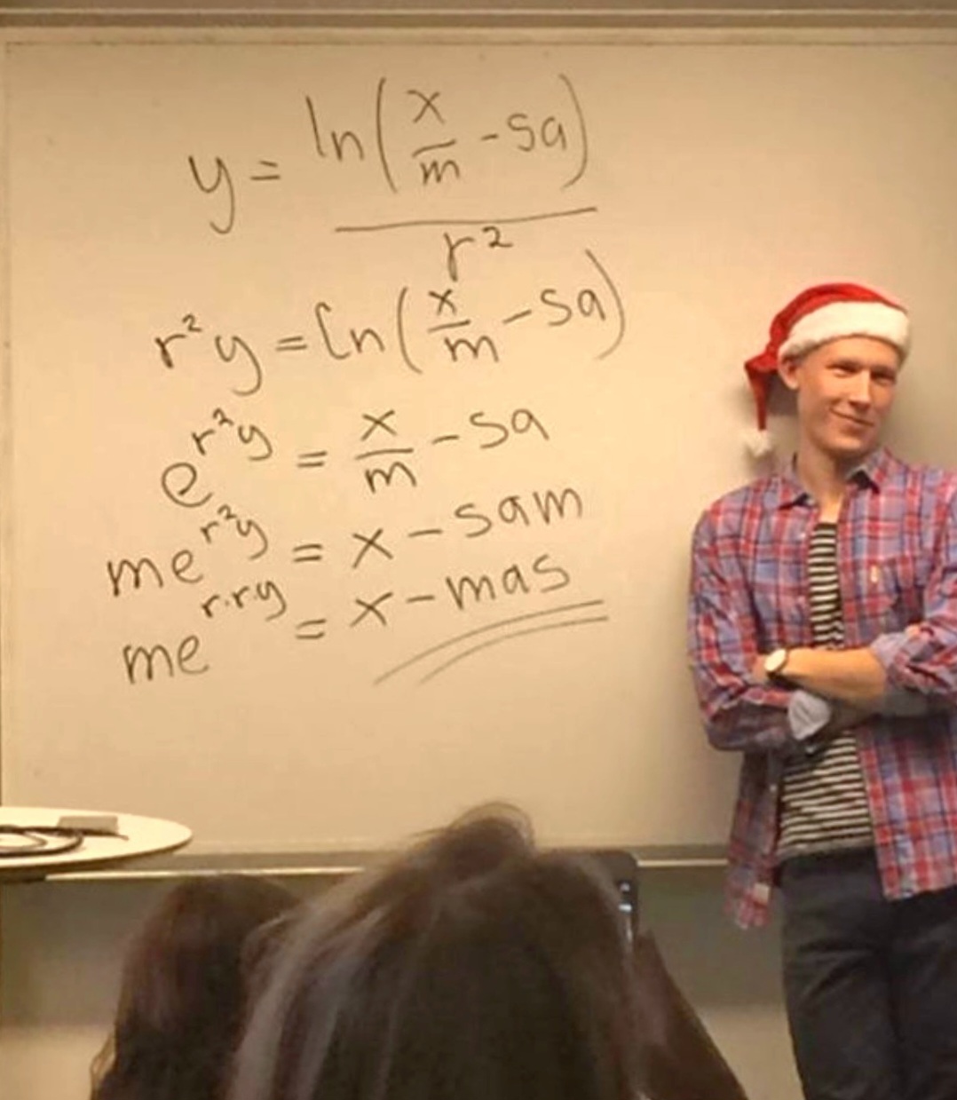 Smug math teacher Blank Meme Template