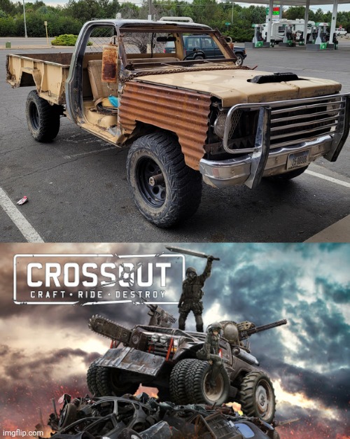 image tagged in crossout | made w/ Imgflip meme maker