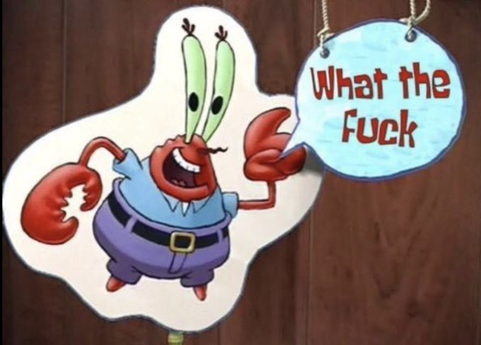 Krabs WTF Blank Meme Template