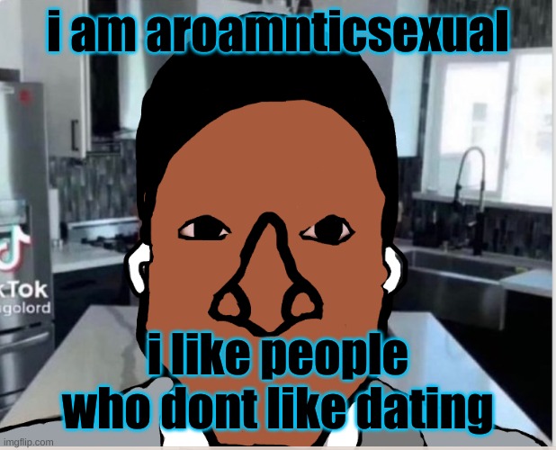 5 upvotes and i post in LGBT | i am aroamnticsexual; i like people who dont like dating | image tagged in n | made w/ Imgflip meme maker