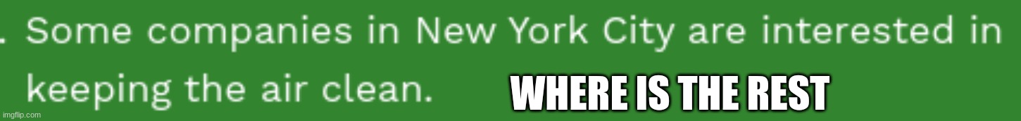 wth New York | WHERE IS THE REST | image tagged in sad | made w/ Imgflip meme maker