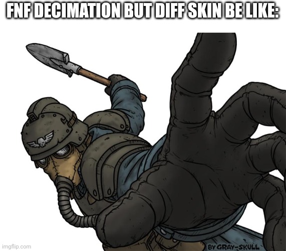 Uh oh | FNF DECIMATION BUT DIFF SKIN BE LIKE: | image tagged in uh oh | made w/ Imgflip meme maker