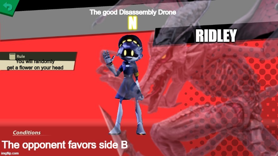 My spirit Fight | image tagged in murder drones,super smash bros | made w/ Imgflip meme maker