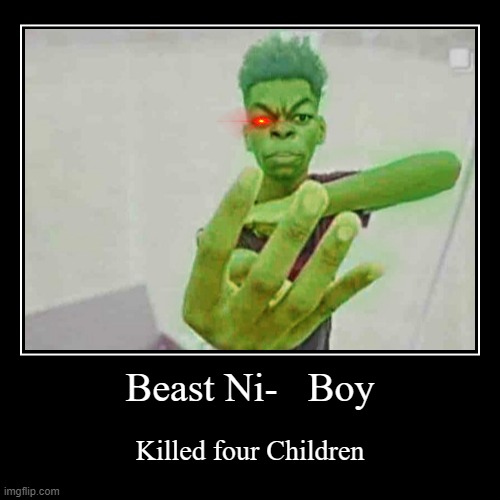 Tribute to beast boy | image tagged in funny,demotivationals,dank memes | made w/ Imgflip demotivational maker