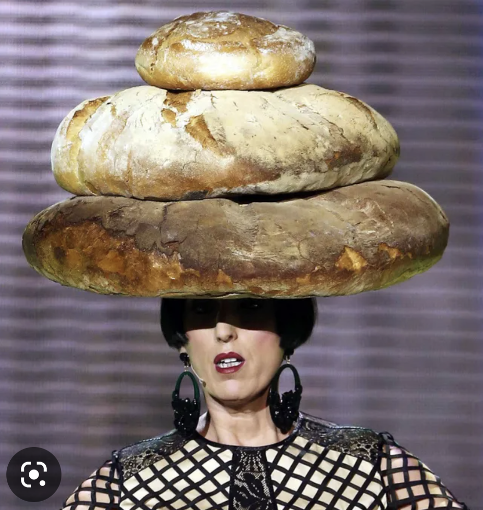 Bread hat Blank Meme Template