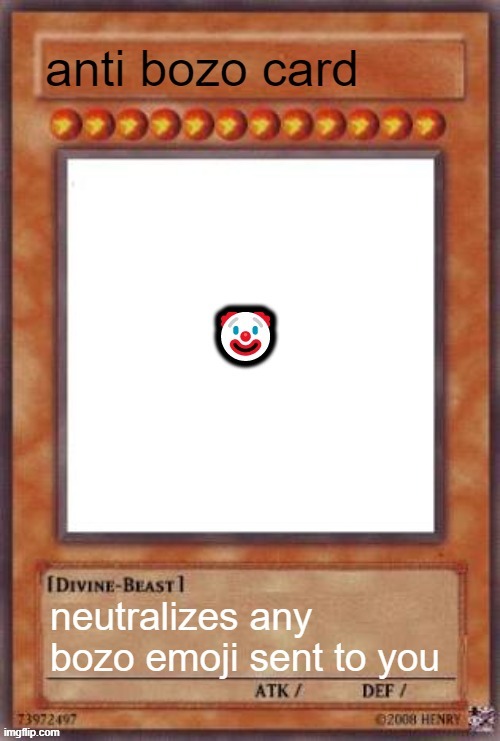 epic | image tagged in anti bozo card | made w/ Imgflip meme maker