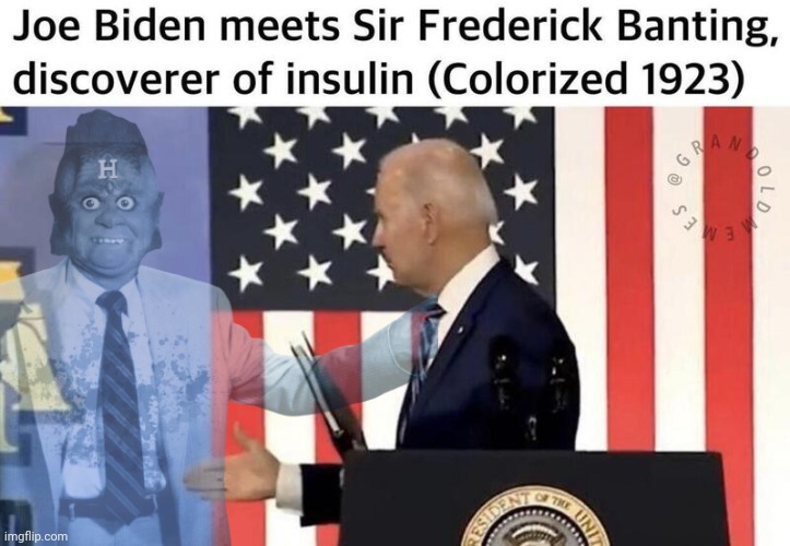 Biden lies about Insulin | image tagged in biden - will you shut up man,ghost,epic handshake | made w/ Imgflip meme maker