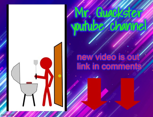 i'm just promoting | image tagged in youtube channel new vid temp | made w/ Imgflip meme maker