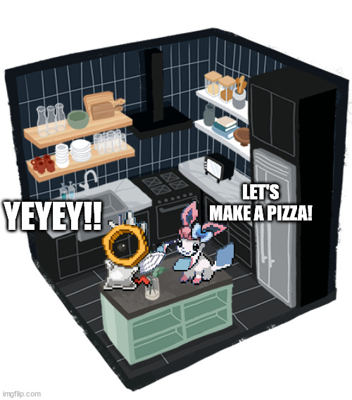 baby tales: let's make pizza | YEYEY!! LET'S MAKE A PIZZA! | made w/ Imgflip meme maker