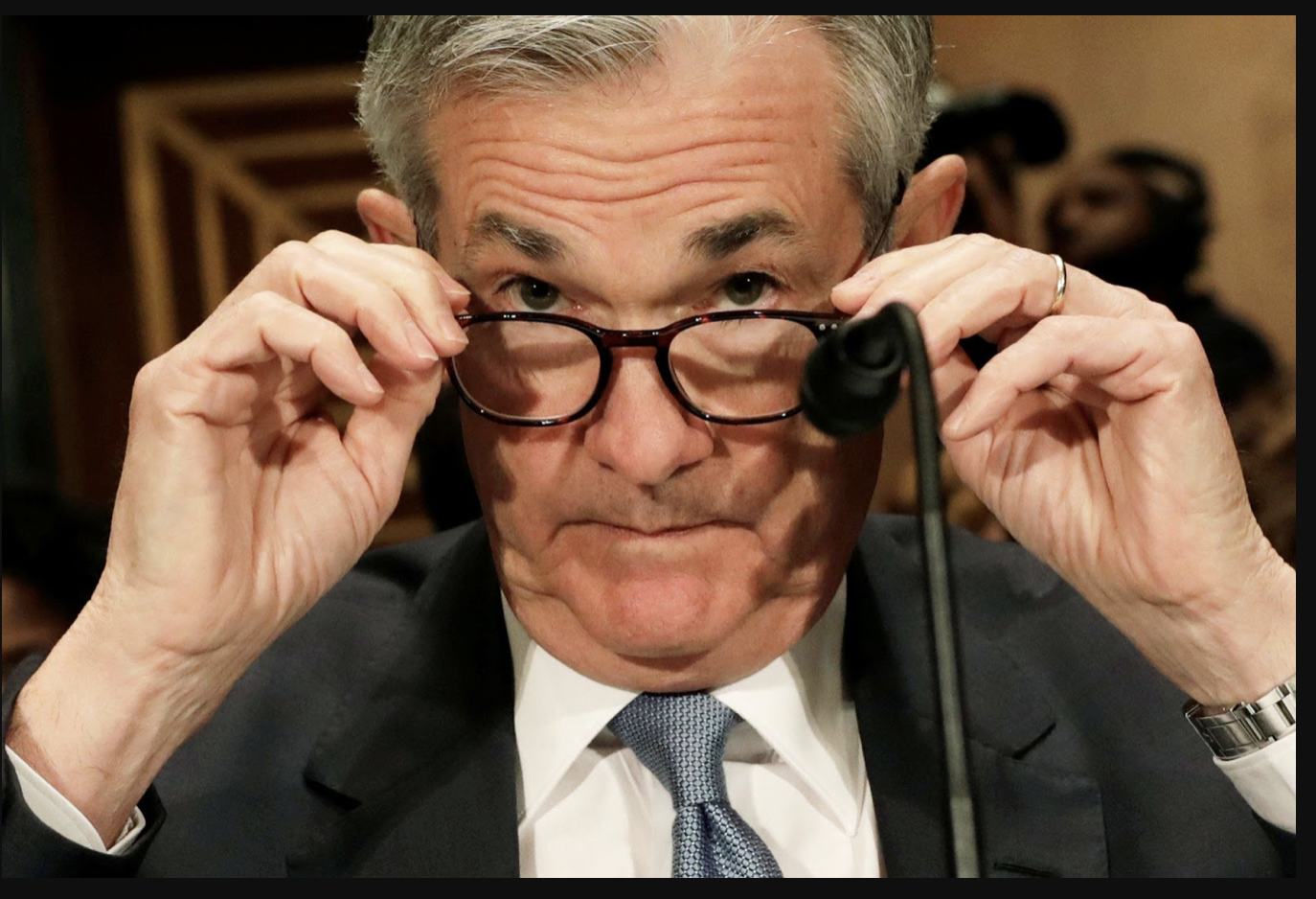 High Quality Chairman Powell Blank Meme Template