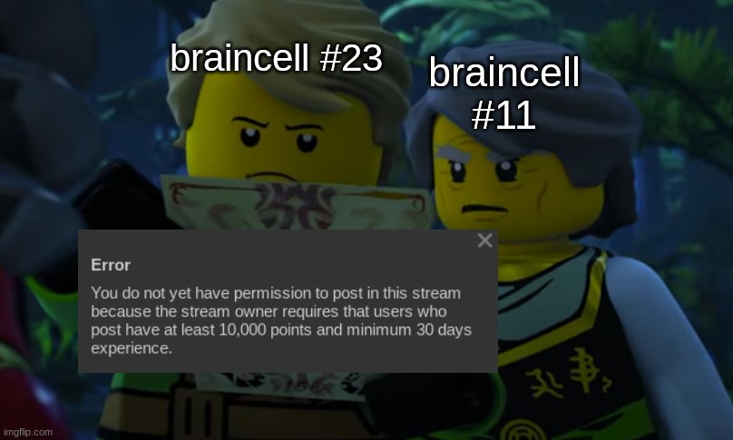 Lloyd and garmadon looking at paper | braincell #23; braincell #11 | image tagged in lloyd and garmadon looking at paper | made w/ Imgflip meme maker