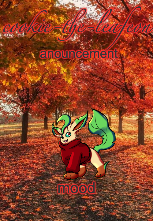 High Quality Cookie-The-Leafeon Temp Blank Meme Template