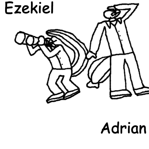 Ezekiel and Adrian Blank Meme Template