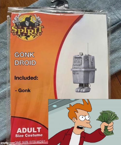 Gonk! | image tagged in star wars | made w/ Imgflip meme maker