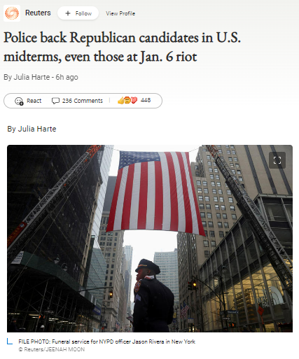 Police back Republican candidates at Jan. 6 riot Blank Meme Template