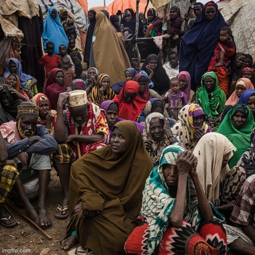 South Sudan People | image tagged in poor people | made w/ Imgflip meme maker