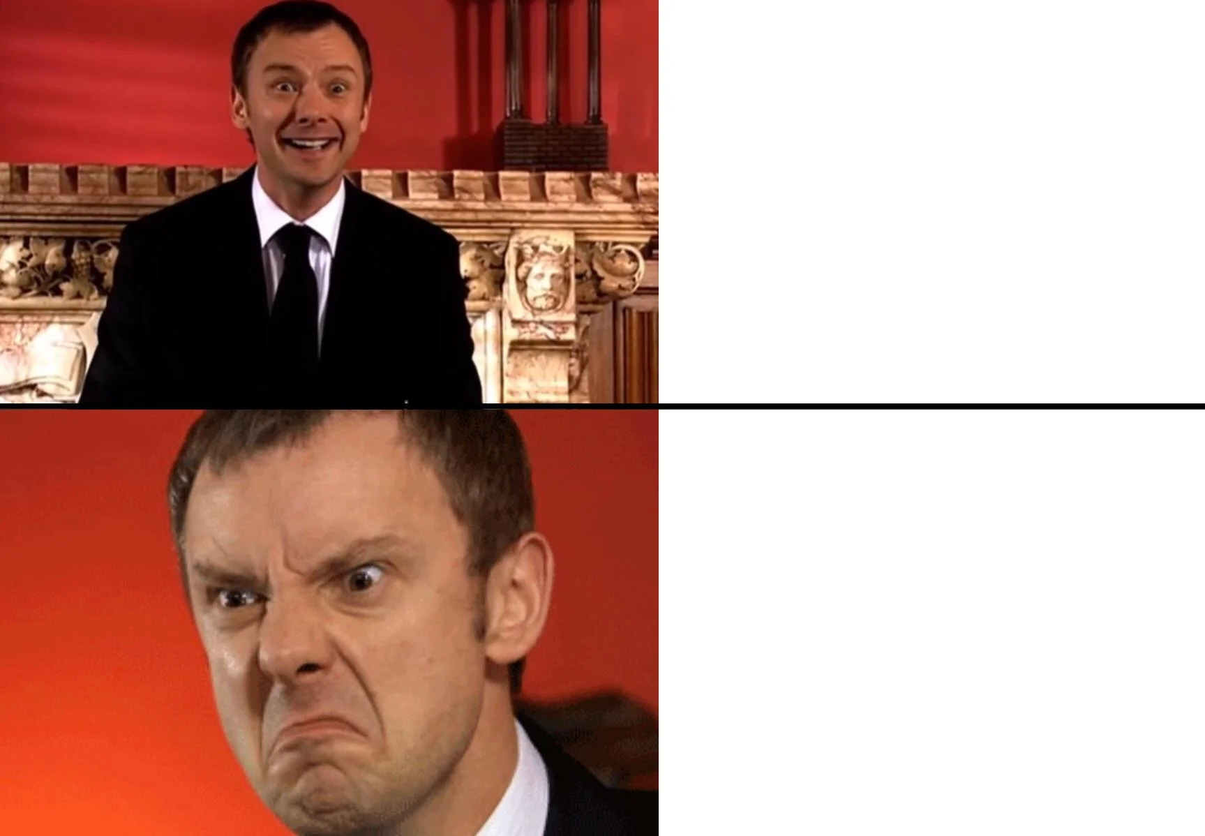 High Quality Master happy sad doctor who Blank Meme Template