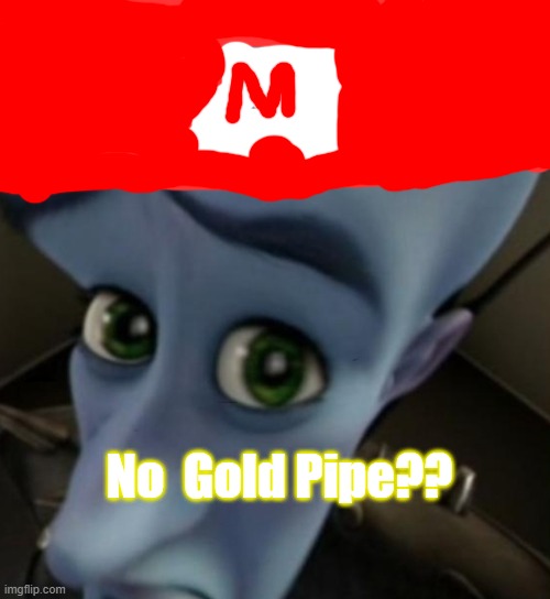 mario kart tour be like | No  Gold Pipe?? | image tagged in megamind no bitches,mario kart tour | made w/ Imgflip meme maker