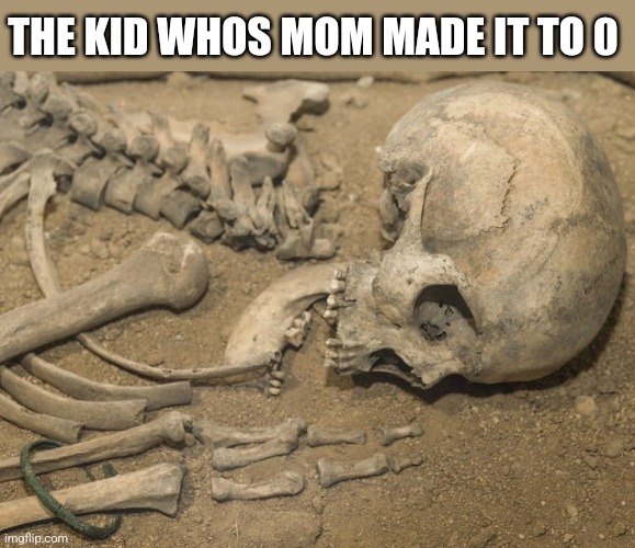 THE KID WHOS MOM MADE IT TO 0 | image tagged in funny memes | made w/ Imgflip meme maker