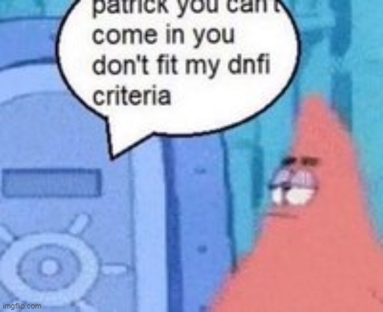 dnfi(do not f word interact) i think | made w/ Imgflip meme maker