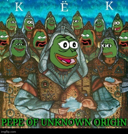 Pepe of Unknown Origin | image tagged in blue oyster cult,pepe the frog | made w/ Imgflip meme maker