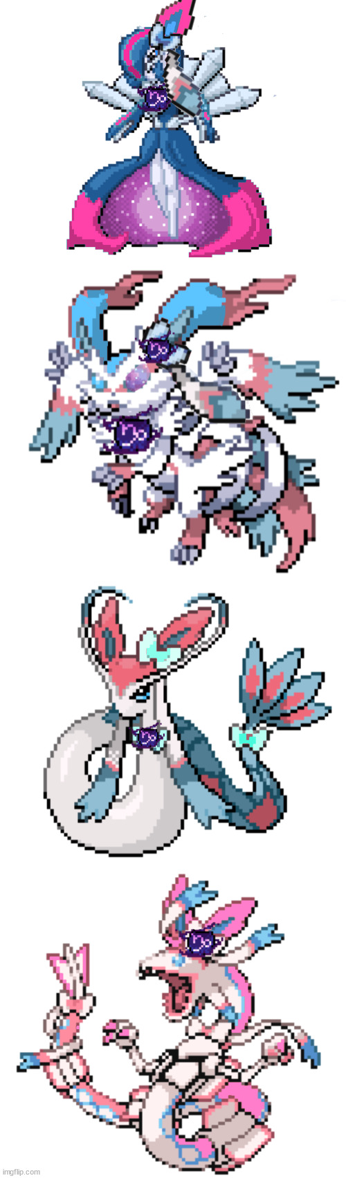 which one should be sylceon's true god form? | image tagged in redesigned true god sylceon | made w/ Imgflip meme maker