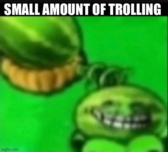 SMALL AMOUNT OF TROLLING | made w/ Imgflip meme maker