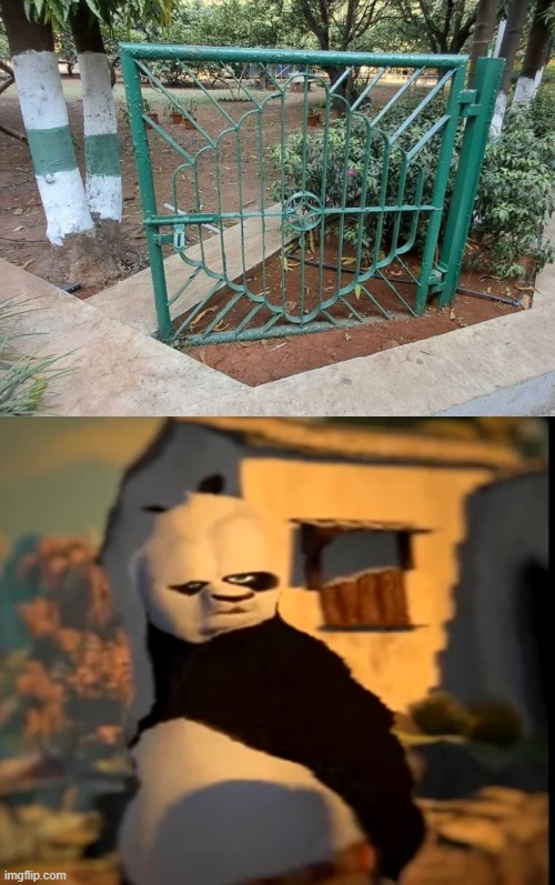 Really useful gate | image tagged in po wut,gate,you had one job | made w/ Imgflip meme maker
