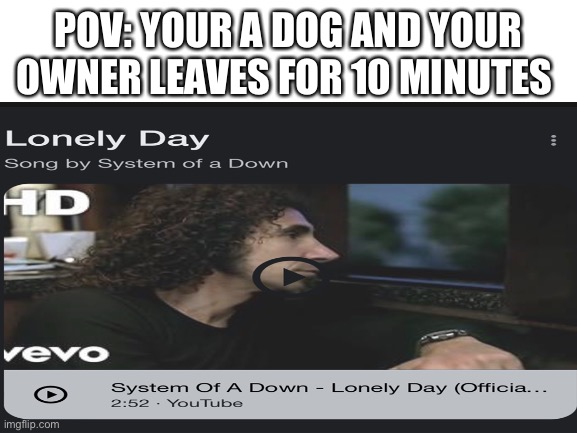 Truth | POV: YOUR A DOG AND YOUR OWNER LEAVES FOR 10 MINUTES | image tagged in distracted boyfriend,darth vader | made w/ Imgflip meme maker