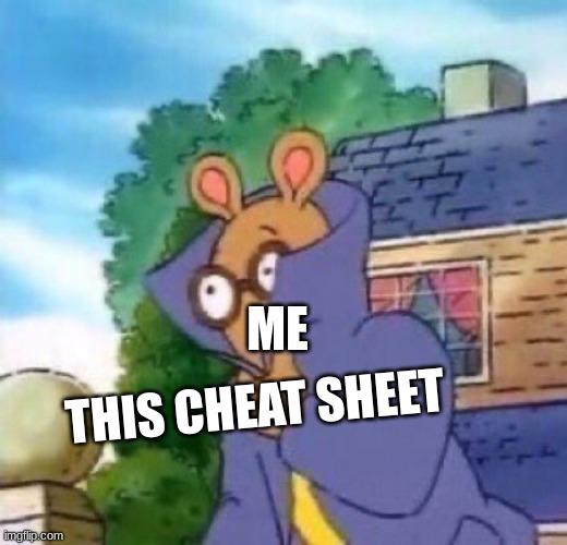 Arthur with trench coat | THIS CHEAT SHEET ME | image tagged in arthur with trench coat | made w/ Imgflip meme maker