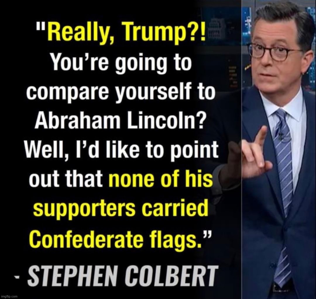 facts are cool | image tagged in stephen colbert,oh really,donald trump the clown,donald trump is an idiot,facts,truth hurts | made w/ Imgflip meme maker