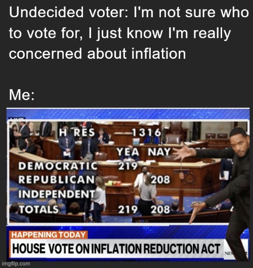 The GOP is all talk. | image tagged in gop,inflation,economy,maga,nutjobs | made w/ Imgflip meme maker