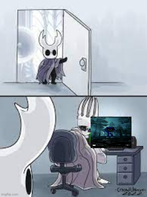 pale king on the computer | image tagged in pale king on the computer | made w/ Imgflip meme maker