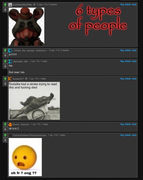 6 types of people | made w/ Imgflip meme maker