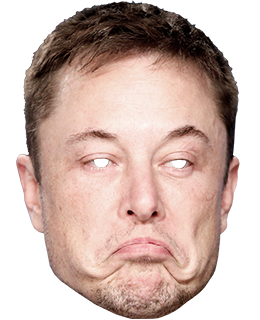 High Quality Elon Head Blank Meme Template