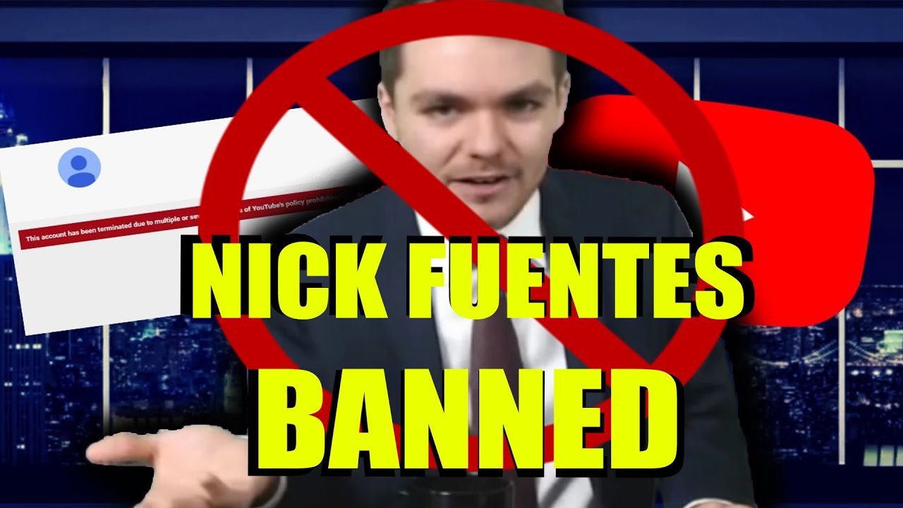 High Quality Nick Fuentes banned Blank Meme Template