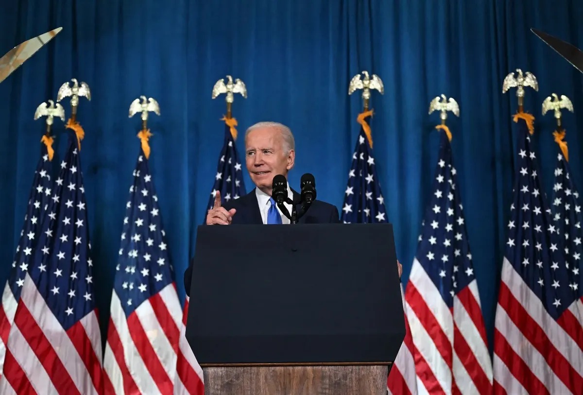 High Quality Joe Biden Union Station speech Blank Meme Template