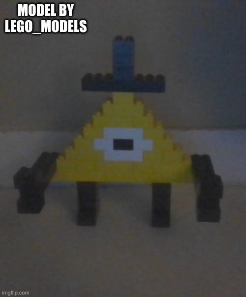 Bill Cipher from Gravity Falls | MODEL BY LEGO_MODELS | image tagged in bill cipher,gravity falls | made w/ Imgflip meme maker