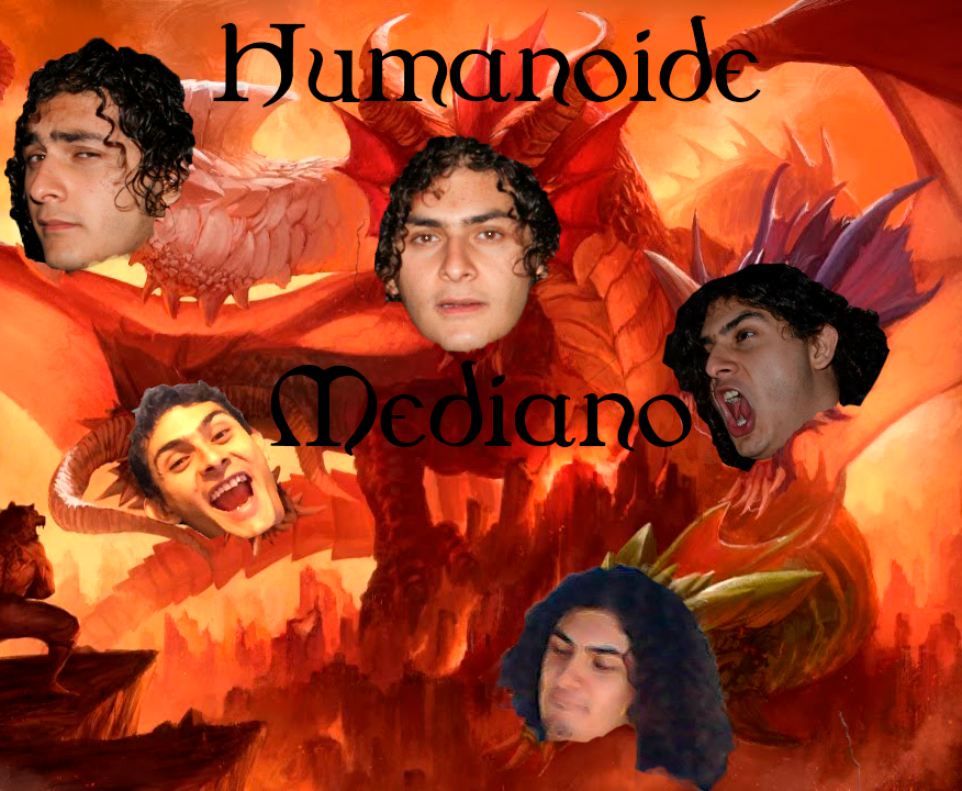 Humanoide mediano Blank Meme Template