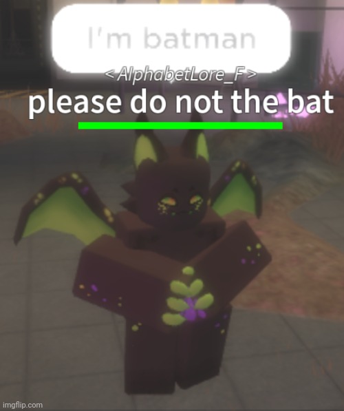 lol I love posting random Kaiju paradise images on this website | image tagged in roblox,memes,funny,bat,batman,furry | made w/ Imgflip meme maker