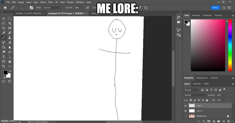 ME LORE: | made w/ Imgflip meme maker