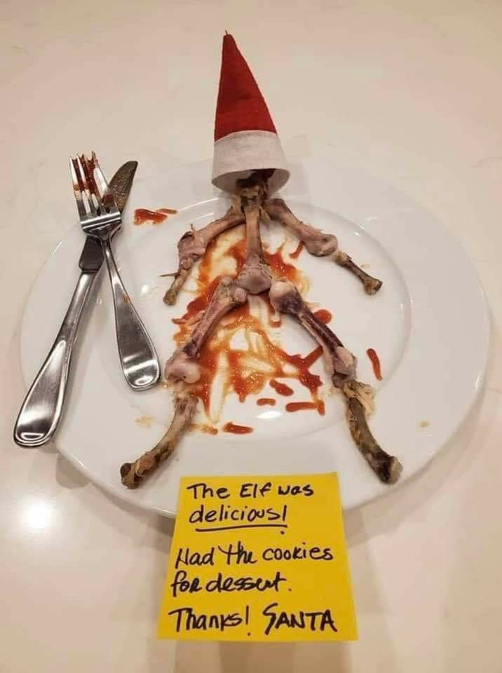 Elf on a Shelf Blank Meme Template