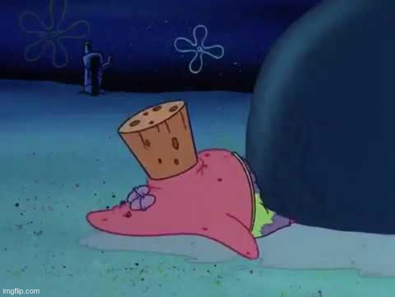 patrick mouth cork | image tagged in patrick mouth cork | made w/ Imgflip meme maker
