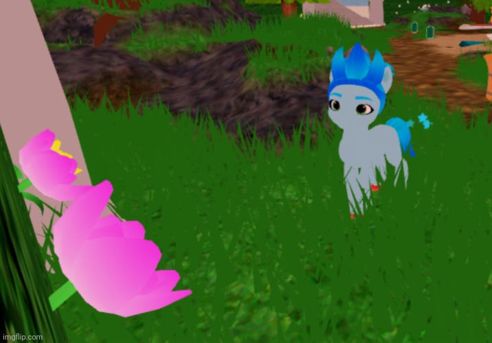 Sonic in mlp Roblox game | made w/ Imgflip meme maker