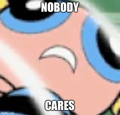 Bruh | NOBODY; CARES | image tagged in derp | made w/ Imgflip meme maker