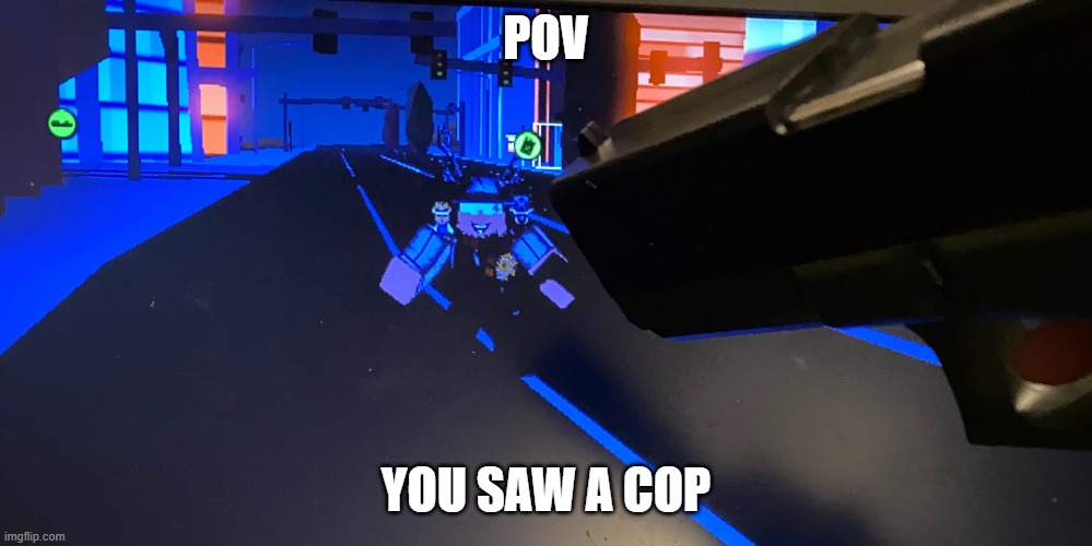 POV: YOU SAW A COP | POV; YOU SAW A COP | image tagged in pov i saw a cop | made w/ Imgflip meme maker