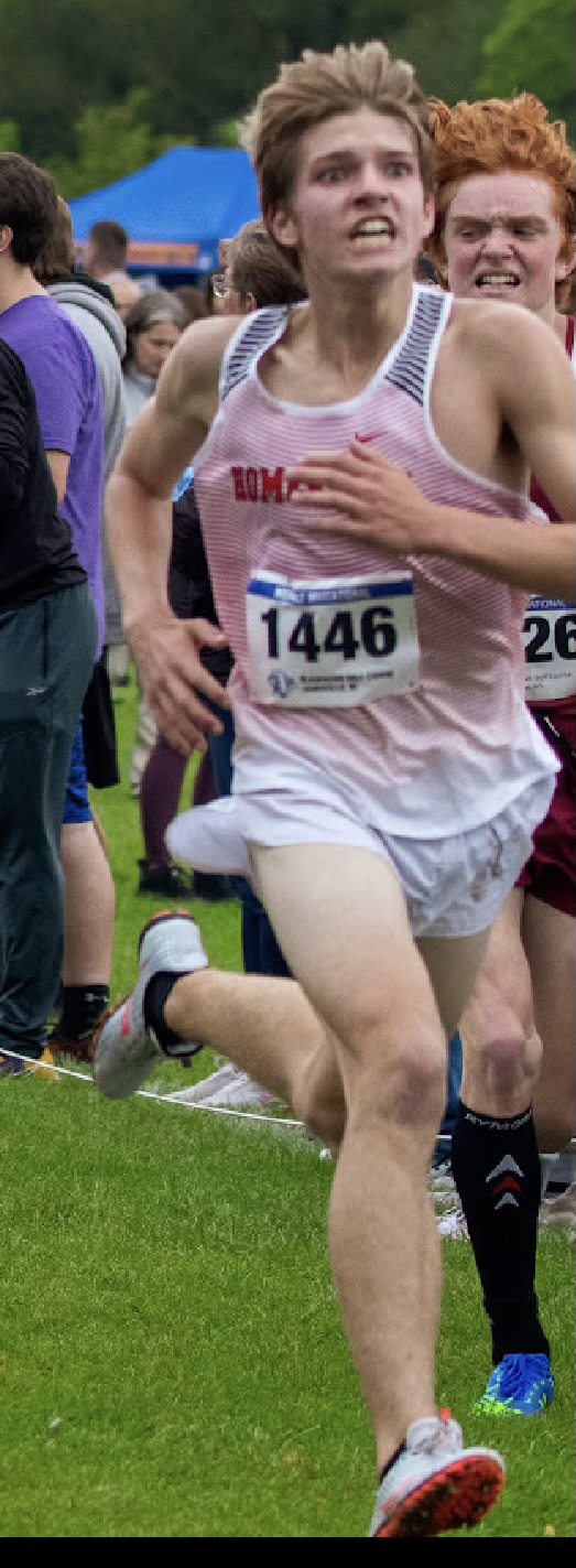 Terrified runner Blank Meme Template